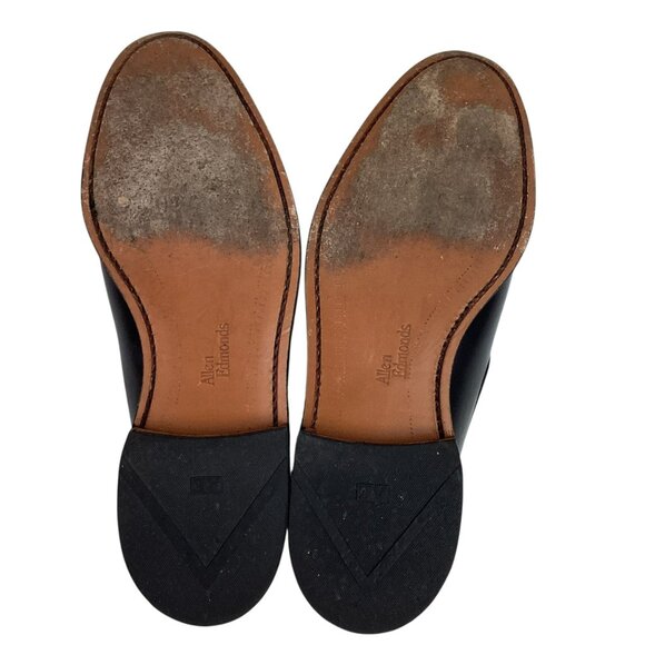 Allen Edmonds Carlsbad Mens 9.5E Leather Weave Penny Loafers Slip On Dress Shoes - Picture 8 of 14